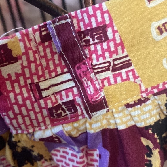 Modcloth Cityscape purple and burgundy building print skirt - Picture 4 of 6